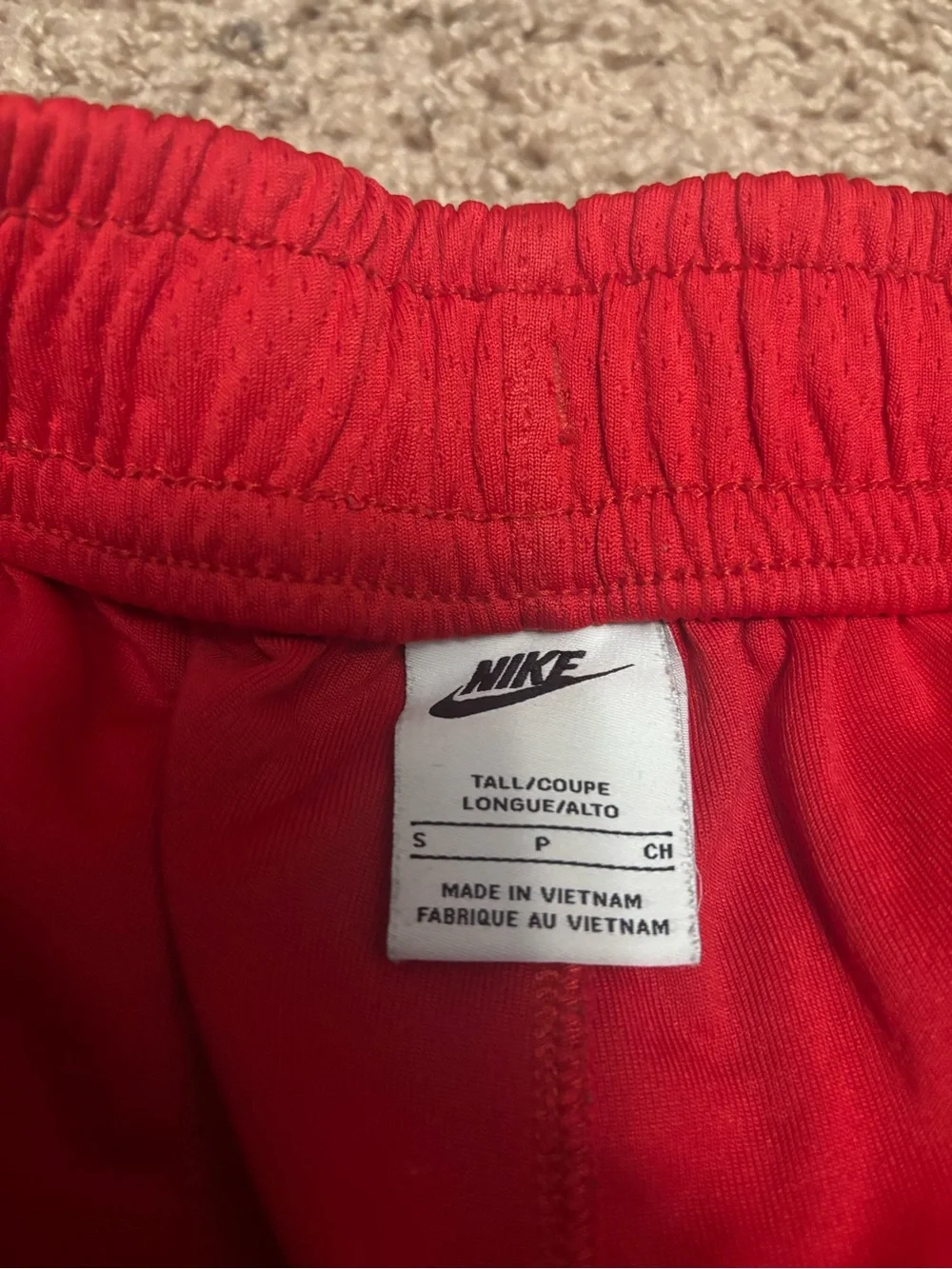 Nike Mens Club Mesh Flow Shorts in University Red